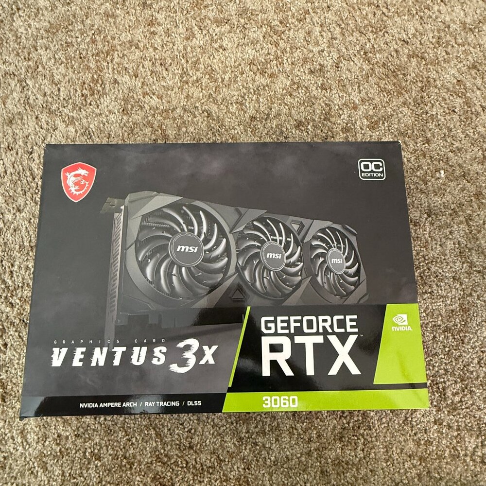 MSI - NVIDIA GeForce RTX™ 3060 VENTUS 3X 12G OC